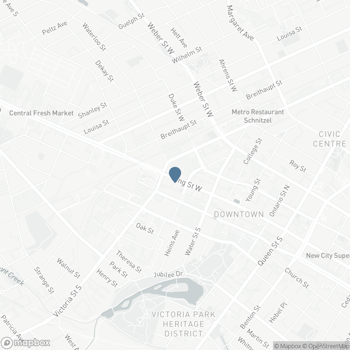 404 W KING Street W Unit# 212, Kitchener, Ontario N2G 4Z9